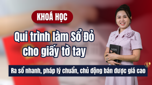 KHOÁ HỌC CHUYỂN ĐỔI SỔ TAY SANG SỔ HỒNG