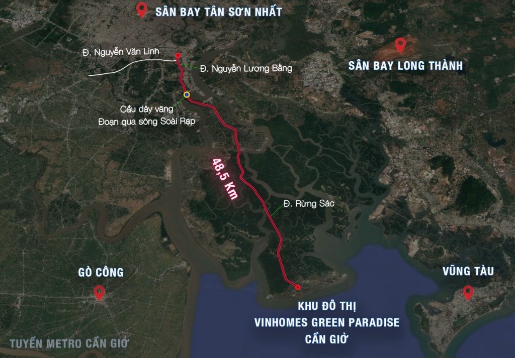 Tuyến Bến Thành – Cần Giờ: Vingroup tự tin về tiến độ 2 năm