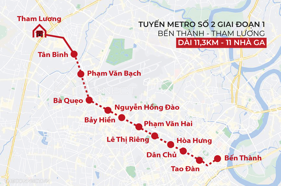 Metro số 2 Bến Thành – Tham Lương: Bước ngoặt hạ tầng 
