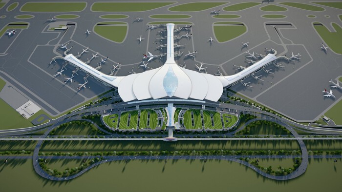 Sân bay Long Thành chuyển từ hạ tầng sang thành phố sân bay