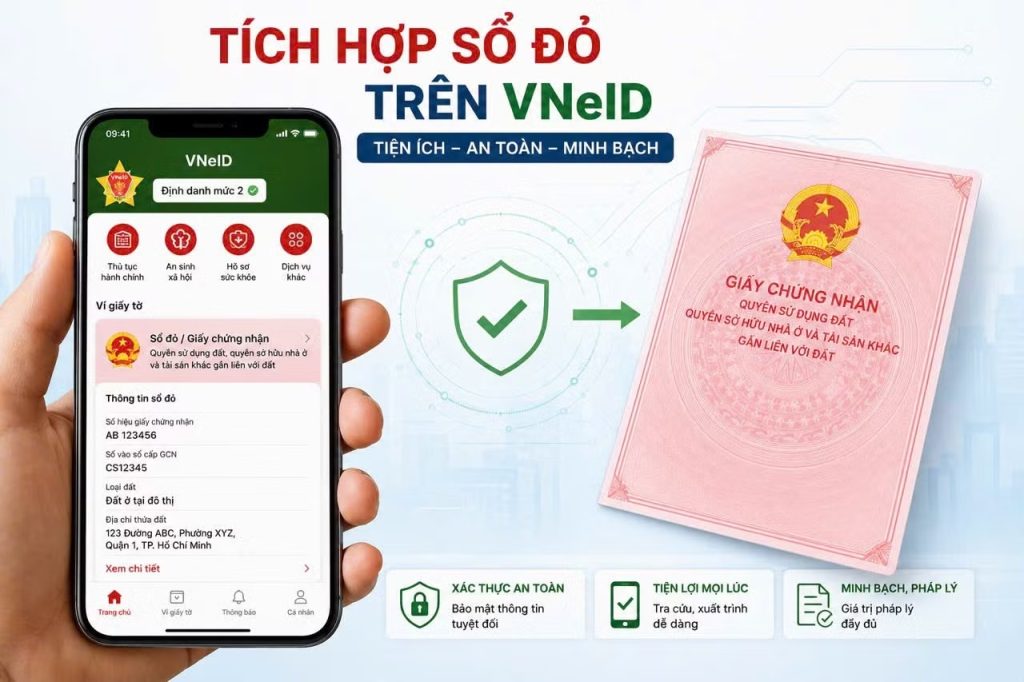 Sổ đỏ tích hợp trên VNeID, người mua nhà cần biết gì?
